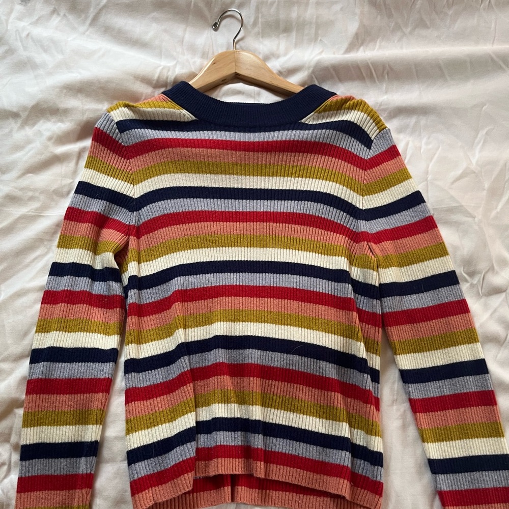 Madewell Striped Sweater SIZE XL